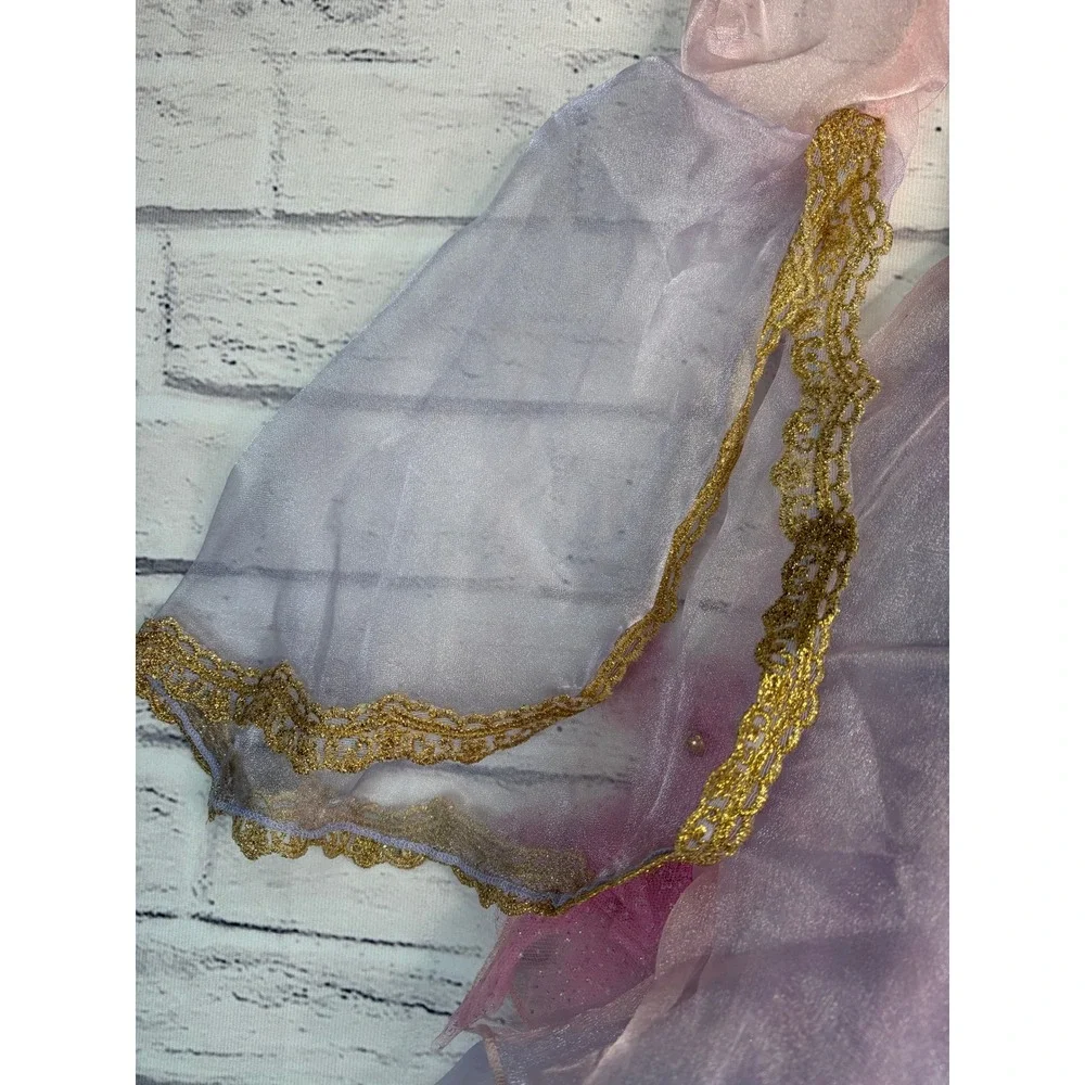 Chasing Fireflies Girls Fairy Princess Costume Dress Pink Blue Watercolor Size 8